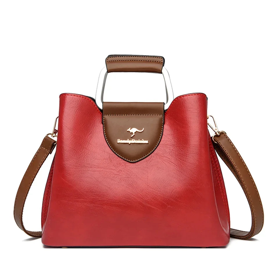 Red Luxury Crossbody Bag for Women /Aline Modas Store